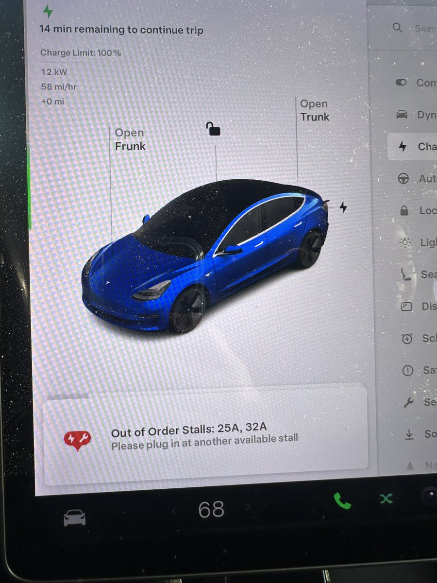 I really feel like a Dilly Bar

But I shouldn’t. especially here, at the most expensive <a href="/DairyQueen/">Dairy Queen</a> in the world

Also used to be the biggest station in North America (though the one in Barstow was closed today)

I mean 25A and 32A aren’t available?  That’s insane <a href="/TeslaCharging/">Tesla Charging</a>
