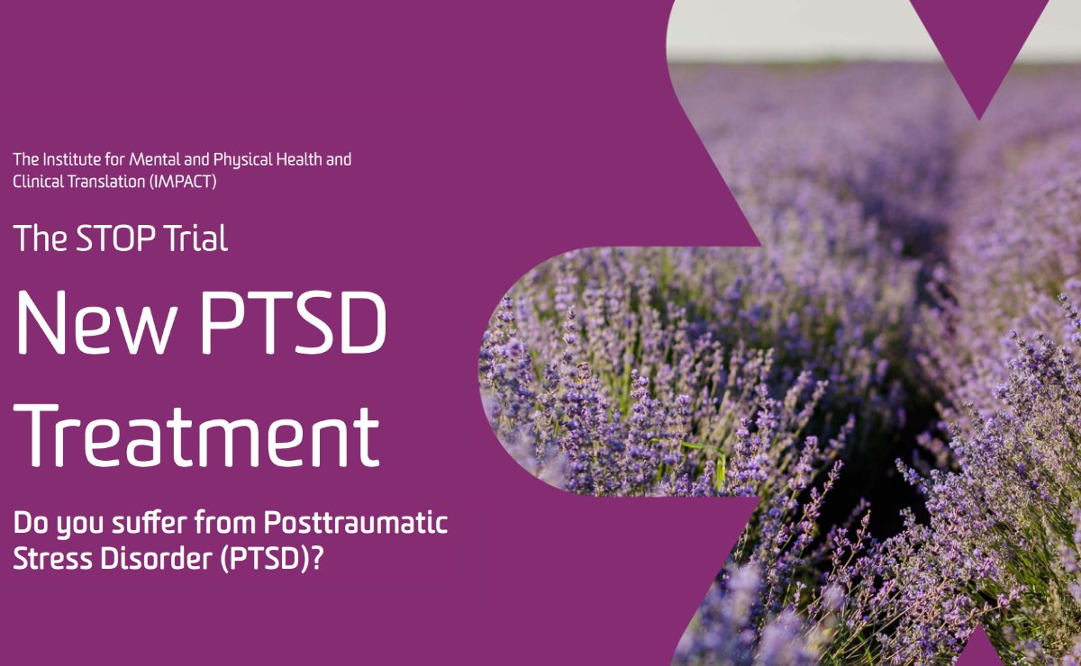 Do you suffer or have patients that suffer from PTSD?

Researchers are investigating whether lavender oil is an effective treatment for PTSD.

Find out more: magnetctn.com/news/the-stop-…

#MAGNETCTN #clinicaltrial #PTSD
