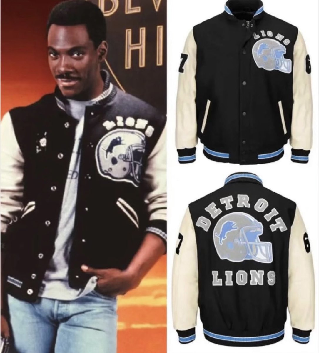 Authentic Detroit Lions Axel Foley Varsity Jackets!!

Restocked @ DonnaSacs.Com

#DetroitLions #Detroit #OnePride #letsroll #Gritt