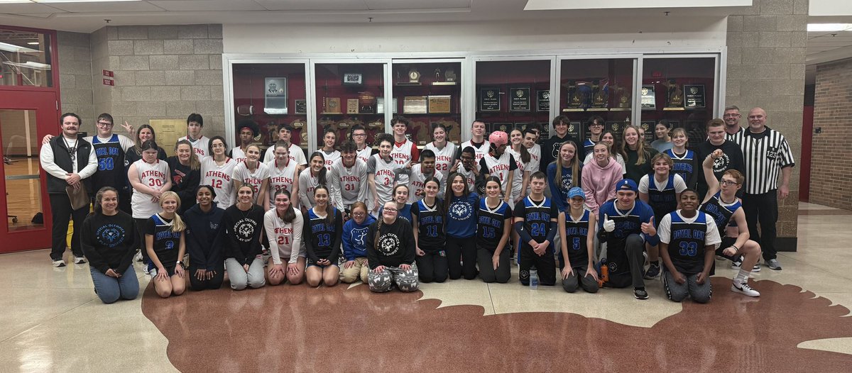 Unified Basketball home opener vs. Royal Oak. #GoHawks