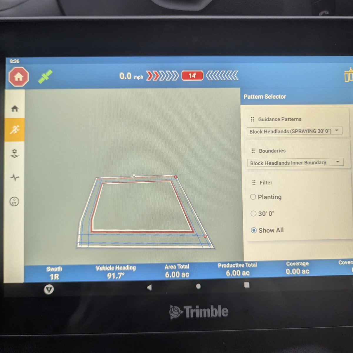 LincoPrecision's tweet image. Before #plant25 starts, learn about the new headlands feature included in the Trimble GFX version software 14.60! This is super simple to integrate, and we will help you! See incredible value in utilizing this new feature.