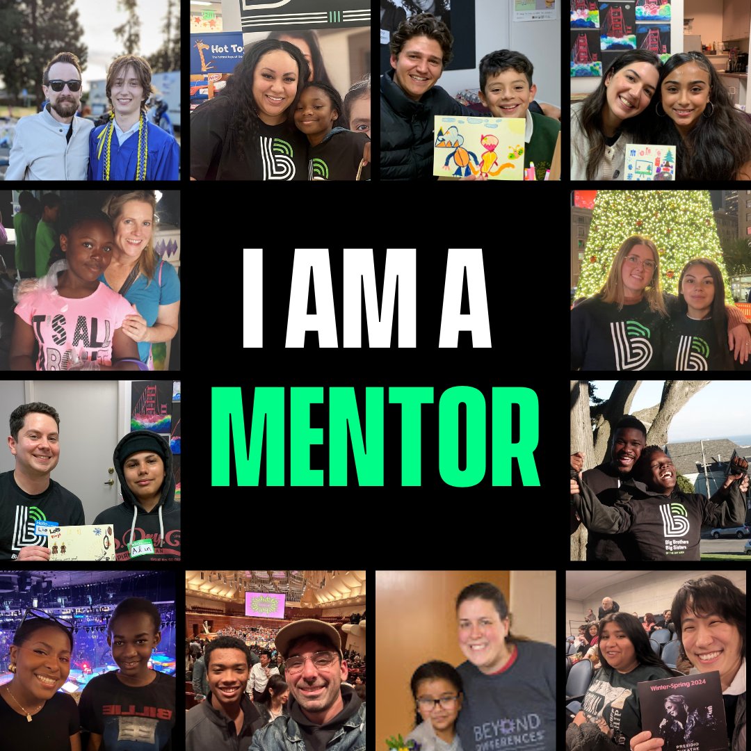 bbbsbayarea's tweet photo. Why do you mentor? Share your story by commenting below or posting with the hashtag #IAmAMentorDay, and inspire more people to become BIG this year!

Finish the sentence: I am a mentor because...

#BBBSBA #NationalMentoringMonth https://t.co/P6GgxuISZP