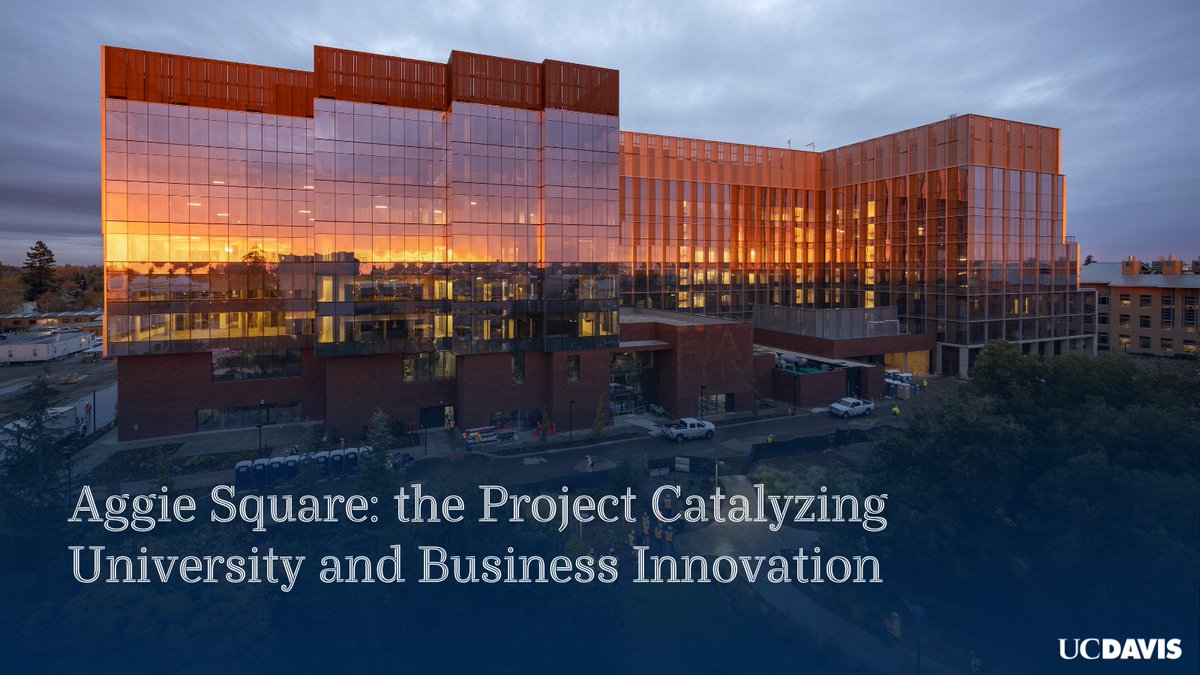 UC Davis (@ucdavis) on Twitter photo Leading up to <a href="/UCDAggieSquare/">UC Davis Aggie Square</a>'s grand opening this May, <a href="/UCDavisDateline/">Dateline UC Davis</a> will present Aggie Square Rising, a biweekly series of articles showcasing the impacts the development will have on students, faculty, staff and the surrounding region. Read more: ucdav.is/3DLGcgs Leading up to <a href="/UCDAggieSquare/">UC Davis Aggie Square</a>'s grand opening this May, <a href="/UCDavisDateline/">Dateline UC Davis</a> will present Aggie Square Rising, a biweekly series of articles showcasing the impacts the development will have on students, faculty, staff and the surrounding region. Read more: ucdav.is/3DLGcgs