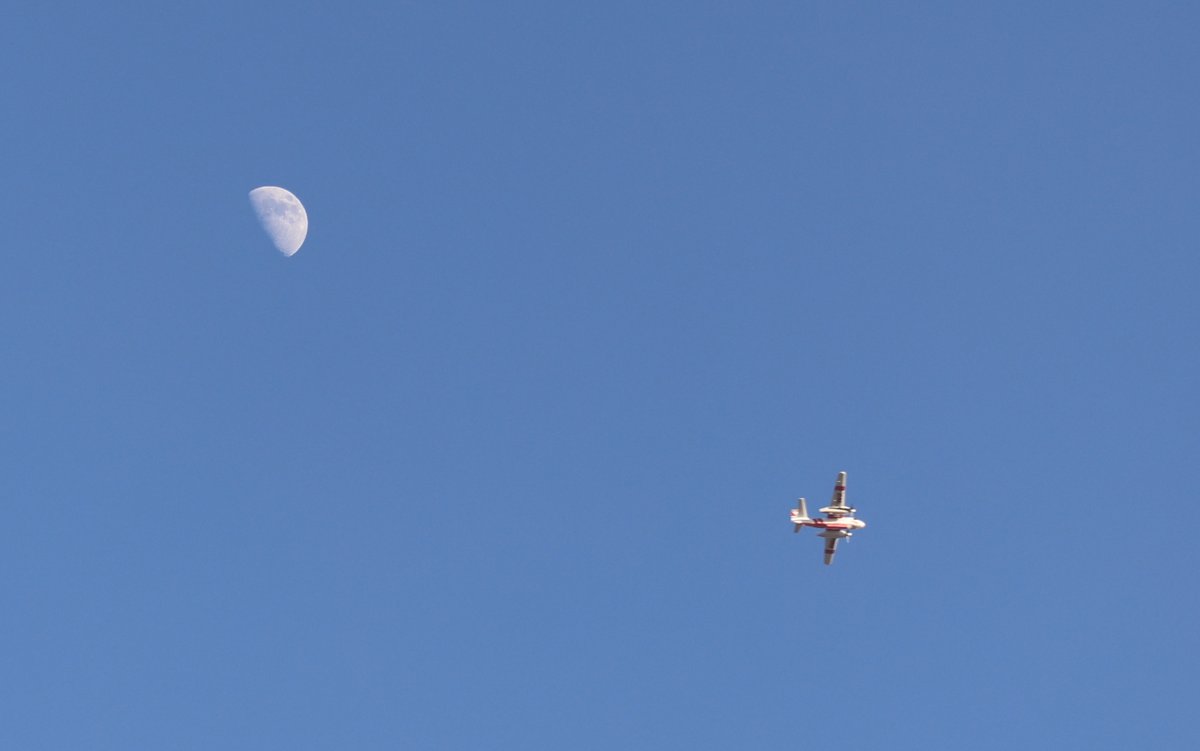DMac101's tweet photo. Caught CAL Fire planes flying out of General William J Fox Airfield going to the #PalisadesFire https://t.co/5Bl7EsGE46
