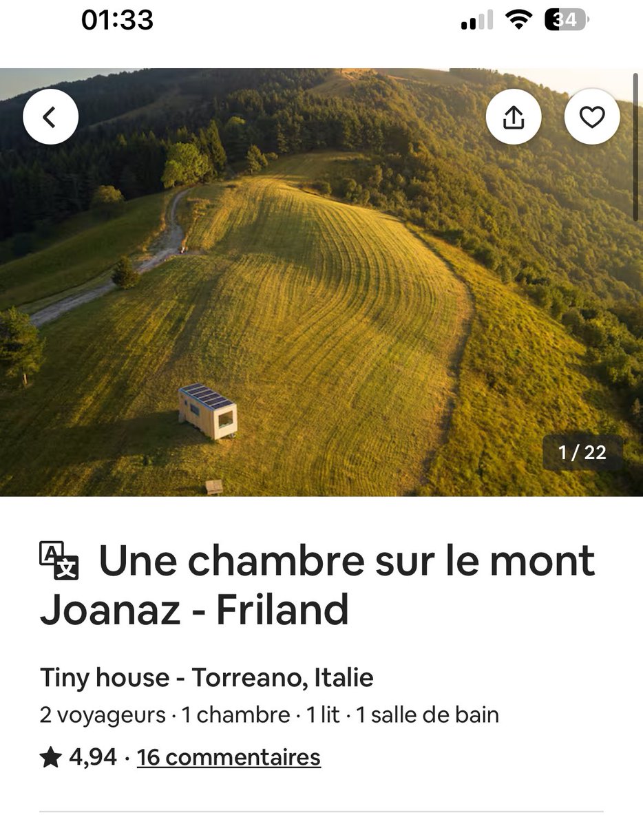 hichembkhh's tweet photo. faut se brancher séjours déconnectés sur Airbnb ça a l’air exceptionnel tu fais ça avec ta femme isolé du monde wow https://t.co/y3maCflzv0