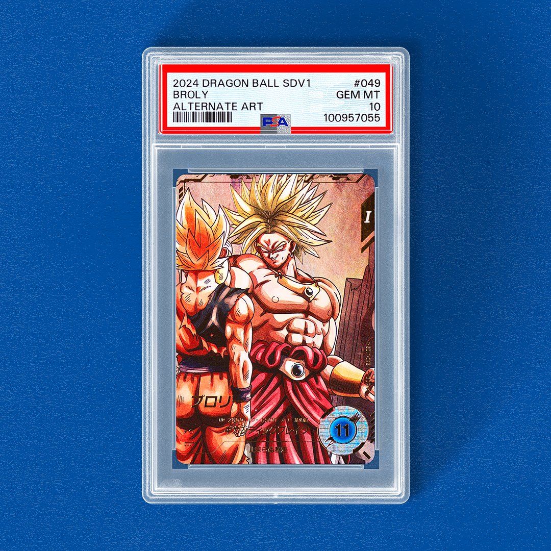 PSA日本支社にドラゴンボールダイバーズのカードが 提出されました