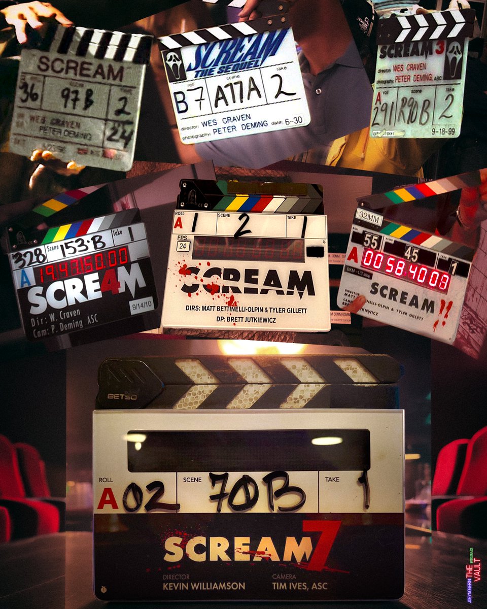 Production through the years. #blessed 
#Scream7 🔪🩸🩸