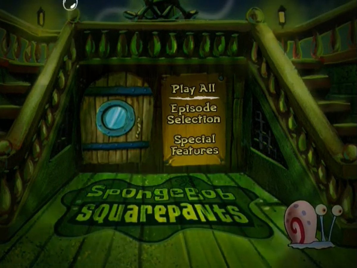 On the topic of DVD menus, I wanna highlight some of my personal favorite  menus in physical media.. The SpongeBob SquarePants: Sea Stories DVD menu  (the one DVD menu that I grew, image size:1200x900
