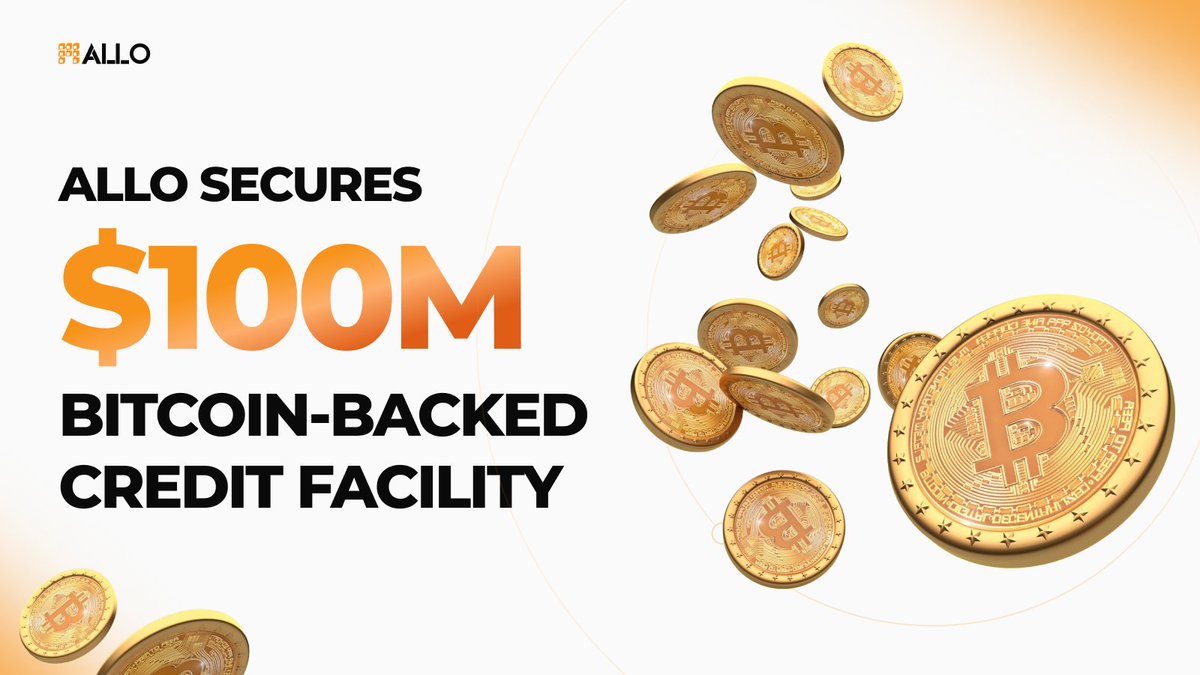 allo_xyz's tweet image. We’ve secured $100M in debt financing to grow our Bitcoin-backed lending platform. This highlights the rising institutional interest in BTC-secured credit.

Read more ⤵️