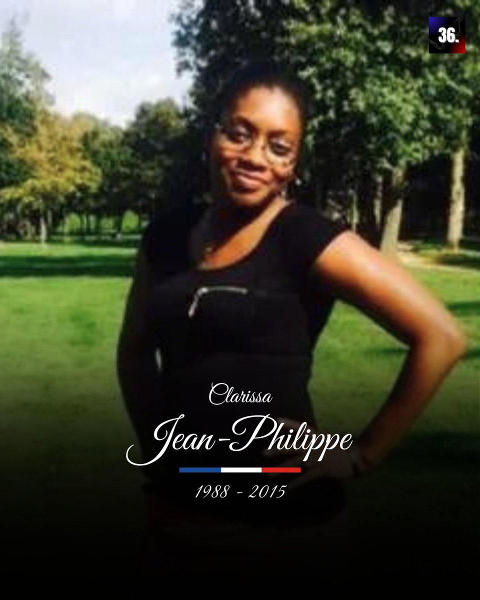 Hommage à Clarissa Jean-Philippe, 26 ans, froidement assassinée d’une balle de kalachnikov dans le dos, à #Montrouge, le matin du 8 janvier 2015.

Elle venait de réaliser son rêve : devenir policière.

N'oublions jamais Clarissa, ni sa maman, décédée cette année.

© DR