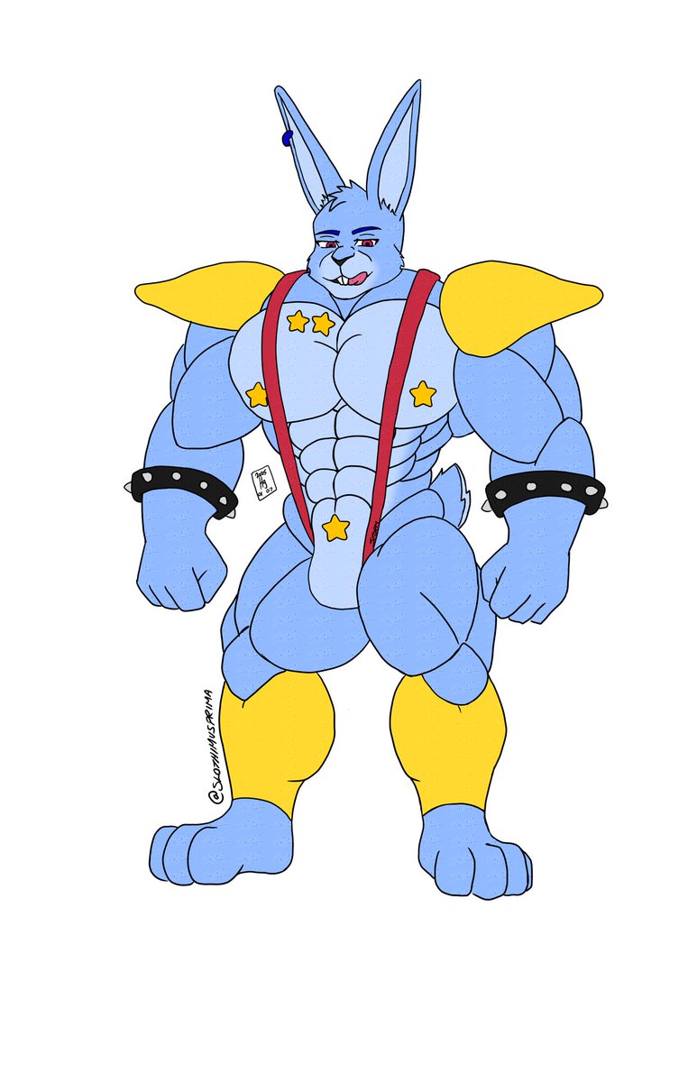 SlothworksStud's tweet photo. CW//HYPER
Had a fnaf dream where I was in a game using a spare Freddy suit to sneak around the pizzeria and came across a horny hyper buff glambon pursuing OG Bon and withered Bon
Ofc i had to draw him
#FNAFnsfw #hyperbuff #GlamrockBonniensfw https://t.co/Y2tq6qskHw