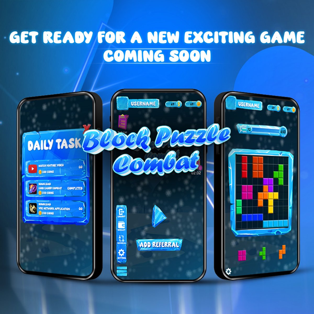 Blocklabtech's tweet photo. Get ready to challenge your mind! Block Puzzle Combat is coming soon, an exciting new game that will keep you hooked!

#BlockPuzzleCombat #GamingRevolution #ComingSoon #PuzzleAdventure #MindChallenge https://t.co/wxNWx3R76P