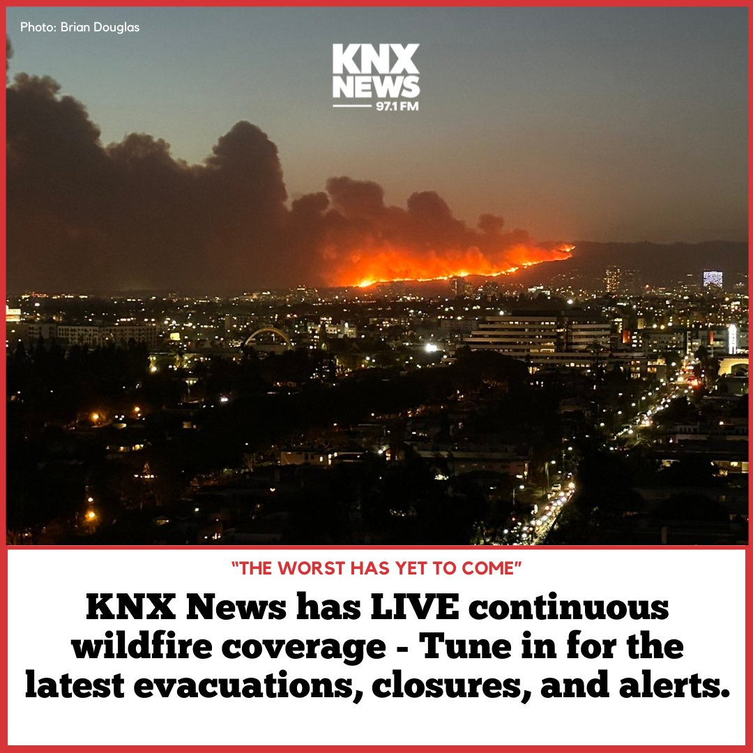 LISTEN LIVE to KNX News for the latest on fires wreaking havoc amid extreme wind conditions across SoCal - audacy.com/stations/knxne…