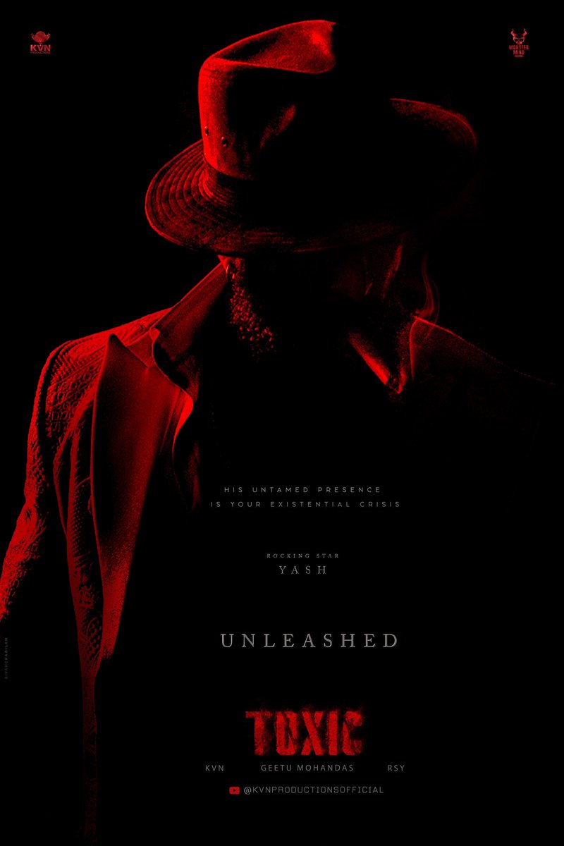Unleashed! #ToxicBirthdayPeek ❤️‍🔥

Get Ready to be intoxicated by #TOXICTheMovie🔥

youtu.be/0PfErHA3zzQ

#TOXIC
<a href="/TheNameIsYash/">Yash</a> #GeetuMohandas @KVNProductions #MonsterMindCreations <a href="/Toxic_themovie/">TOXIC</a>