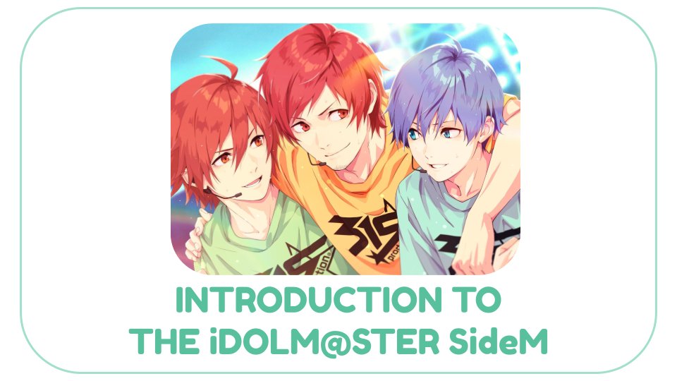 SideM ENG tweet media