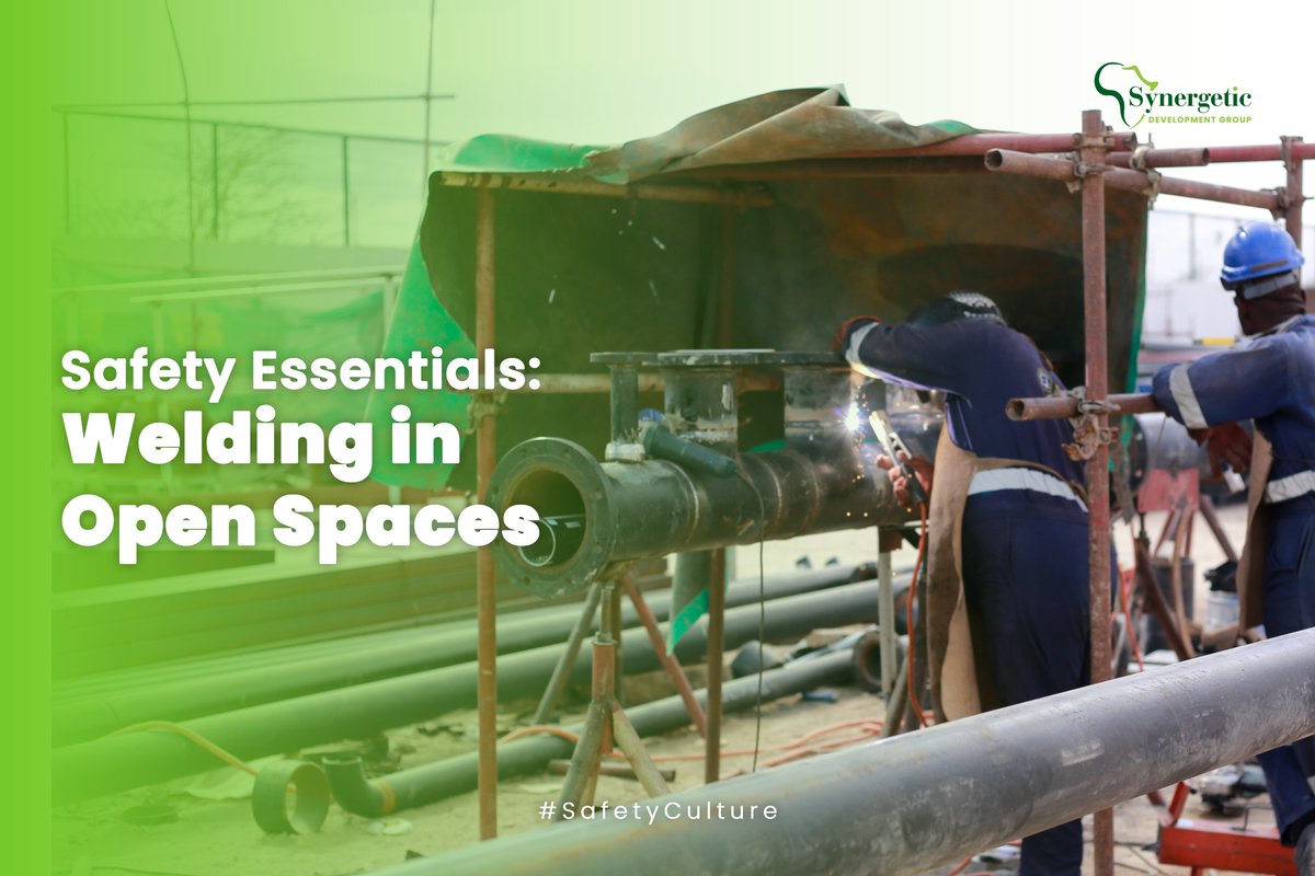 SynergeticSEP's tweet photo. Taking the necessary precautions, including appropriate personal protective equipment is crucial to staying safe while welding.

#SafetyCulture #Safety #SubSaharanAfrica #EPC #Africa #SynergeticDevelopmentGroup #HealthAndSafety #SafetyEssentials https://t.co/GlFRbB4tdo