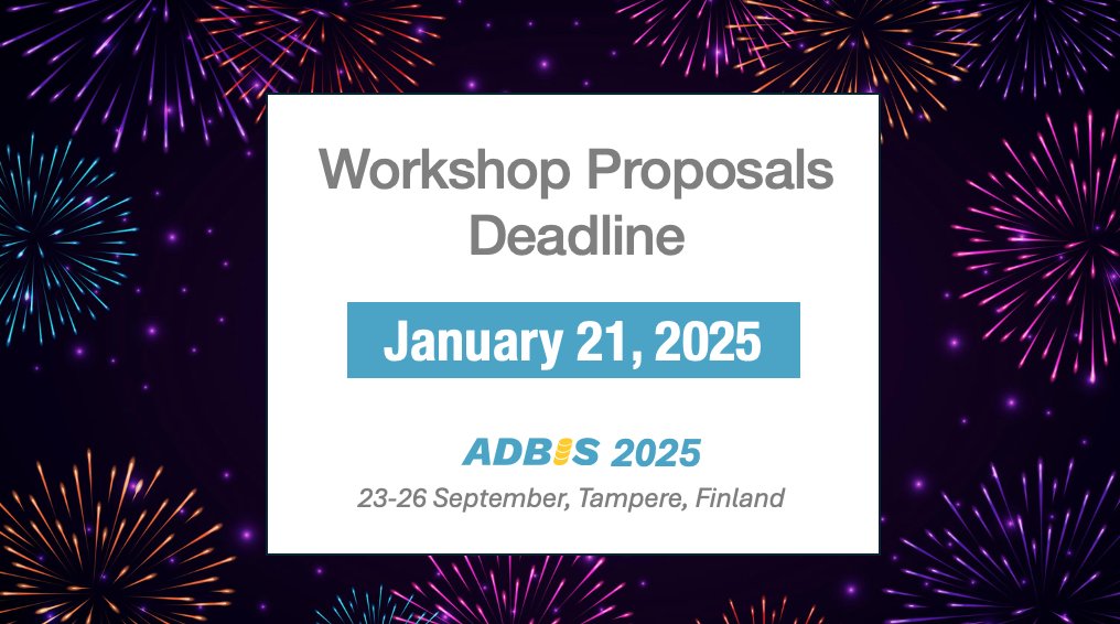 A new year brings fresh opportunities! Don't forget to submit your Workshop Proposals by 𝗝𝗮𝗻𝘂𝗮𝗿𝘆 𝟮𝟭, 𝟮𝟬𝟮𝟱. 

Help us make this year’s workshops exceptional!
lnkd.in/eB68CVTQ