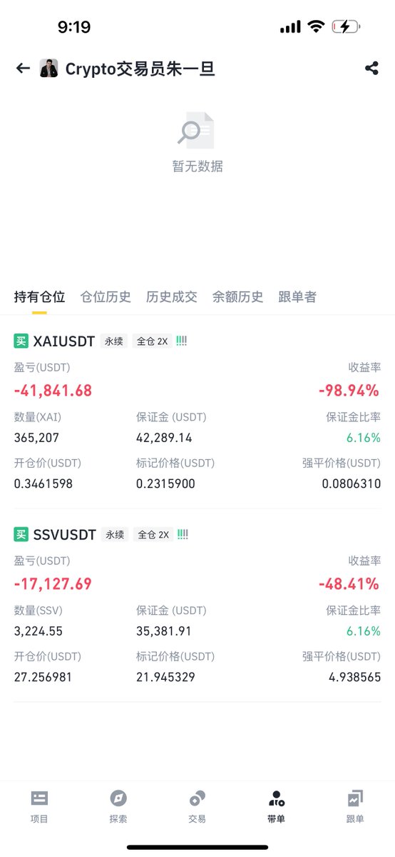 Crypto交易员朱一旦 tweet media