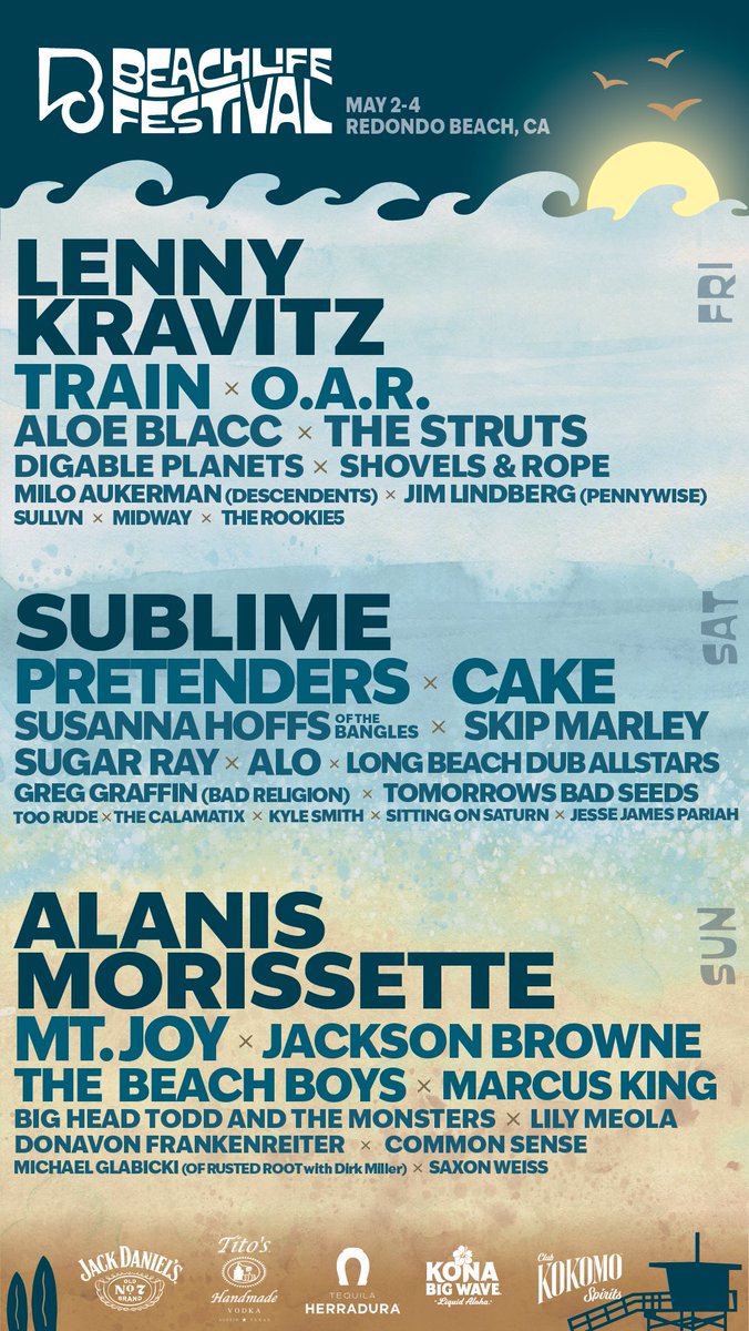 Bringing the sounds of summer 🏄 Get tickets now: beachlifefestival.com