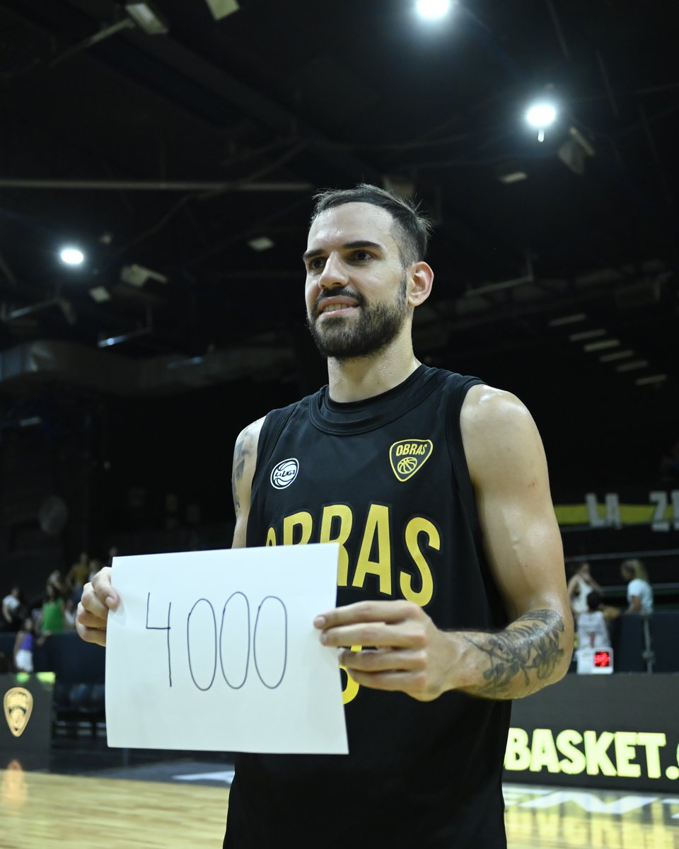 La Liga (@liganacional) on Twitter photo ¡4⃣0⃣0⃣0⃣ puntos en La Liga para <a href="/PepoBarral/">Pedro Barral</a>! 🔥
El base de <a href="/ObrasBasket/">Obras Basket</a> superó esta cifra durante el partido de esta noche ante Zárate en el Templo del Rock.
¡Felicitaciones, Pepo! Por muchos más 👏
#LaLigaNacional ¡4⃣0⃣0⃣0⃣ puntos en La Liga para <a href="/PepoBarral/">Pedro Barral</a>! 🔥
El base de <a href="/ObrasBasket/">Obras Basket</a> superó esta cifra durante el partido de esta noche ante Zárate en el Templo del Rock.
¡Felicitaciones, Pepo! Por muchos más 👏
#LaLigaNacional