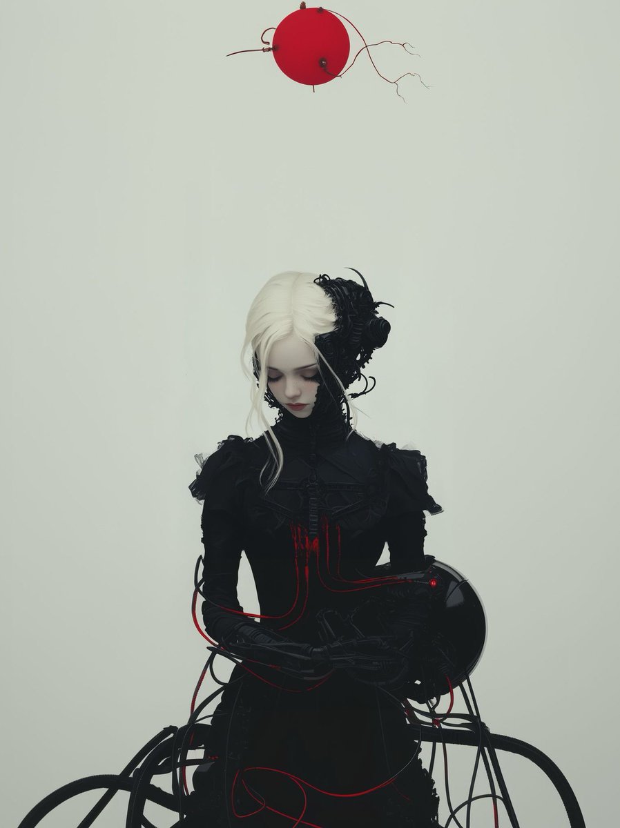 "In the silence of chrome, her existence defies destiny"
#saiun_art #cyberpunkpoetry