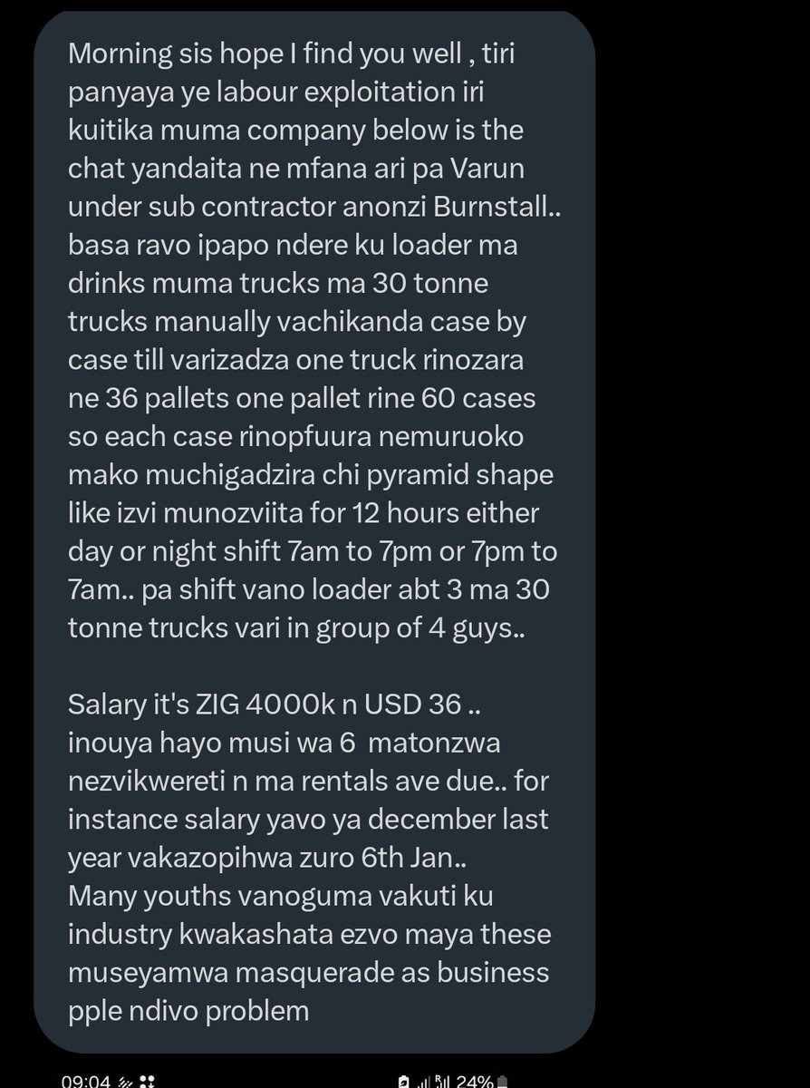 samanthamoyo79's tweet image. The gospel of bad labour practices has yet again located Varun Pepsi for the 2rd time this week
Pepsi is allegedly paying its workers $37 +zig 4000 nhaimi haaa imi this is bananas...
That's  why tirikuti 2025 let's be each other's connection and get the heck out of this country