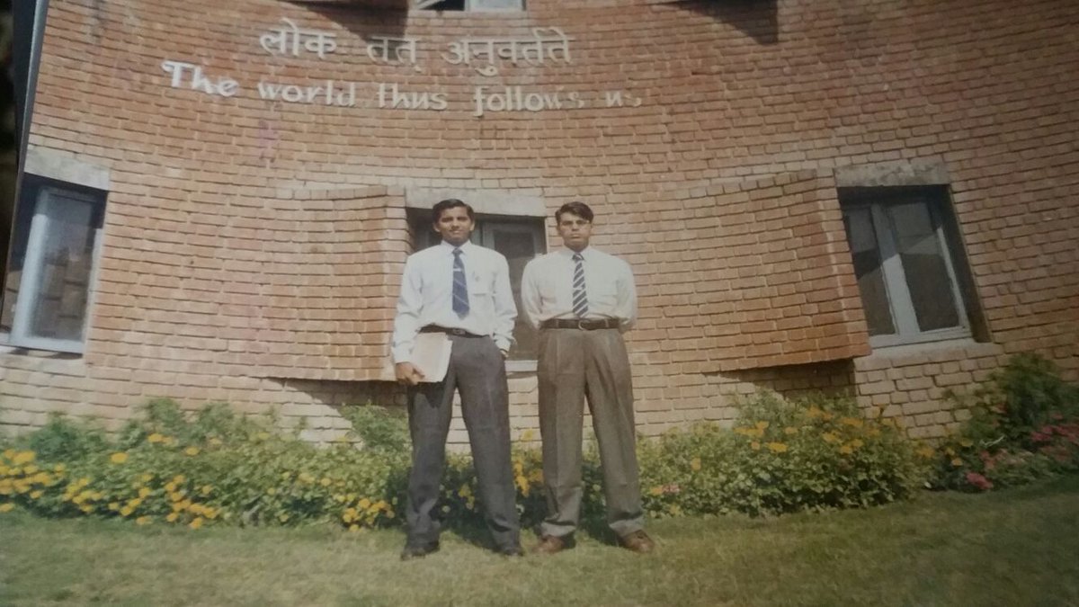 rameshchitor's tweet image. Then and now. 30 years apart. #1995 #IITD and #2025 #IIMA