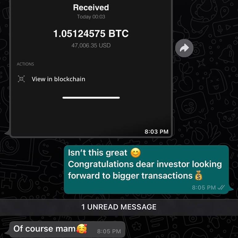 Congratulations once again on your profits 🍾🍾🍾 keep trading with us and I assure you more profits to come 💯✅📉📊

Feel free to send me a DM if you want to start earning extra income weekly..