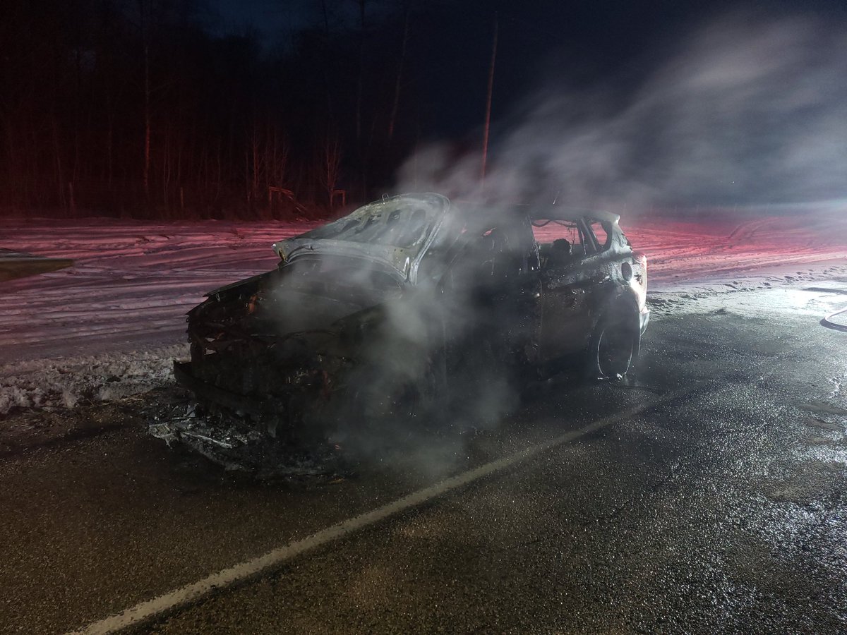 Ah, what a day...

My fiancee and I left the house this morning in my car, I got out at work and she left to carry on for an appointment, and on her way she got jumped by a moose, which luckily went about as well as it could for a moose strike...

So they luckily let her being