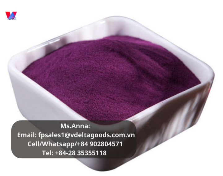 1Export1's tweet photo. Boost Your Digestion with Purple Yam Powder! 
Ms. Anna
Email: fpsales1@vdeltagoods.com.vn
Cell/Whatsapp/+84 902804571
Tel: +84-28 35355118
#PurpleYam #UbePowder #Superfood #HealthyEating #DigestiveHealth #HeartHealth #AntiInflammatory #FiberRich #NaturalRemedies #GutHealth https://t.co/zWP4hmguOf