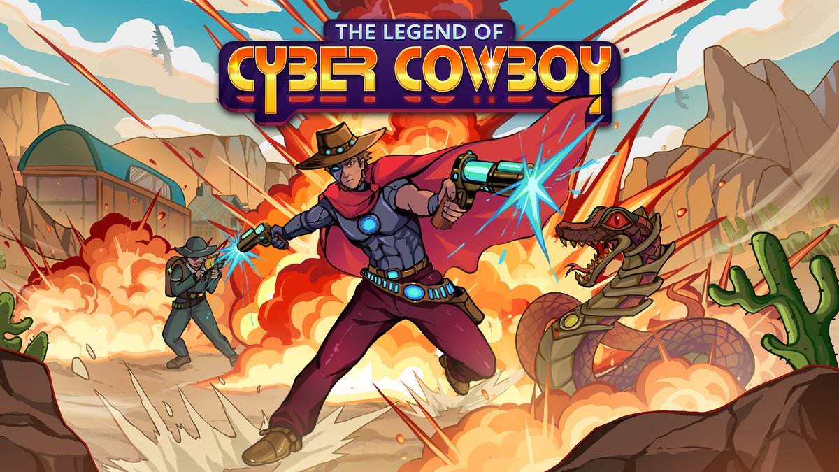 eastasiasoft_jp's tweet photo. 【発売記念企画】         

『The Legend of Cyber Cowboy』
　 
DLコードを抽選で3名に🎁                     

応募方法                                             
✅当社アカウントをフォロー  
✅本ツイートをリツイート
✅ご希望のバージョンをリプライ
  
  〆切: 1/12 12pm https://t.co/gys8Z620VL