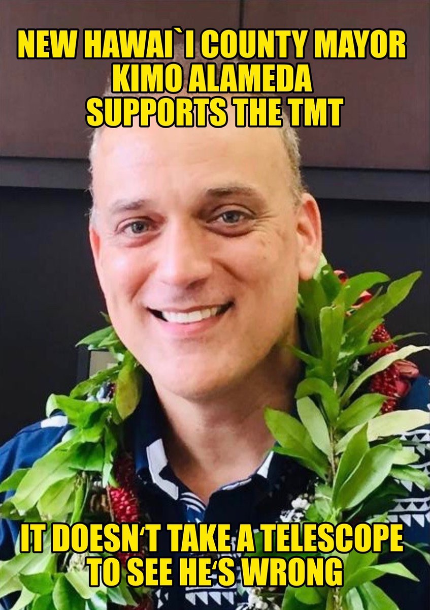 FreeHawaii's tweet image. NEW HAWAI`I ISLAND MAYOR SUPPORTS THE TMT - FreeHawaii.Info

Read It Here - khon2.com/local-news/new…

#AoleTMT #ProtectMaunaKea #KuKiaiMauna #FreeHawaii #HawaiianKingdom