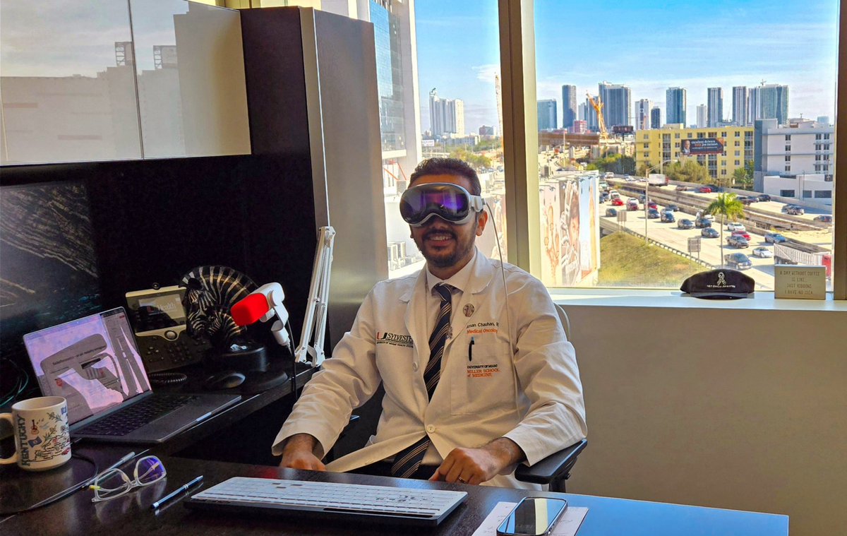 Aman Chauhan (@amanchauhanmd) on Twitter photo Had an amazing time recording a podcast on AI for <a href="/CureNETs/">Neuroendocrine Cancer Research Foundation</a> Stay tuned for the NETwise episode. Exciting times for the adoption of new technologies in medicine, especially in oncology. Also exploring AR/VR—so far, so good!
<a href="/SylvesterCancer/">Sylvester Comprehensive Cancer Center</a> Had an amazing time recording a podcast on AI for <a href="/CureNETs/">Neuroendocrine Cancer Research Foundation</a> Stay tuned for the NETwise episode. Exciting times for the adoption of new technologies in medicine, especially in oncology. Also exploring AR/VR—so far, so good!
<a href="/SylvesterCancer/">Sylvester Comprehensive Cancer Center</a>