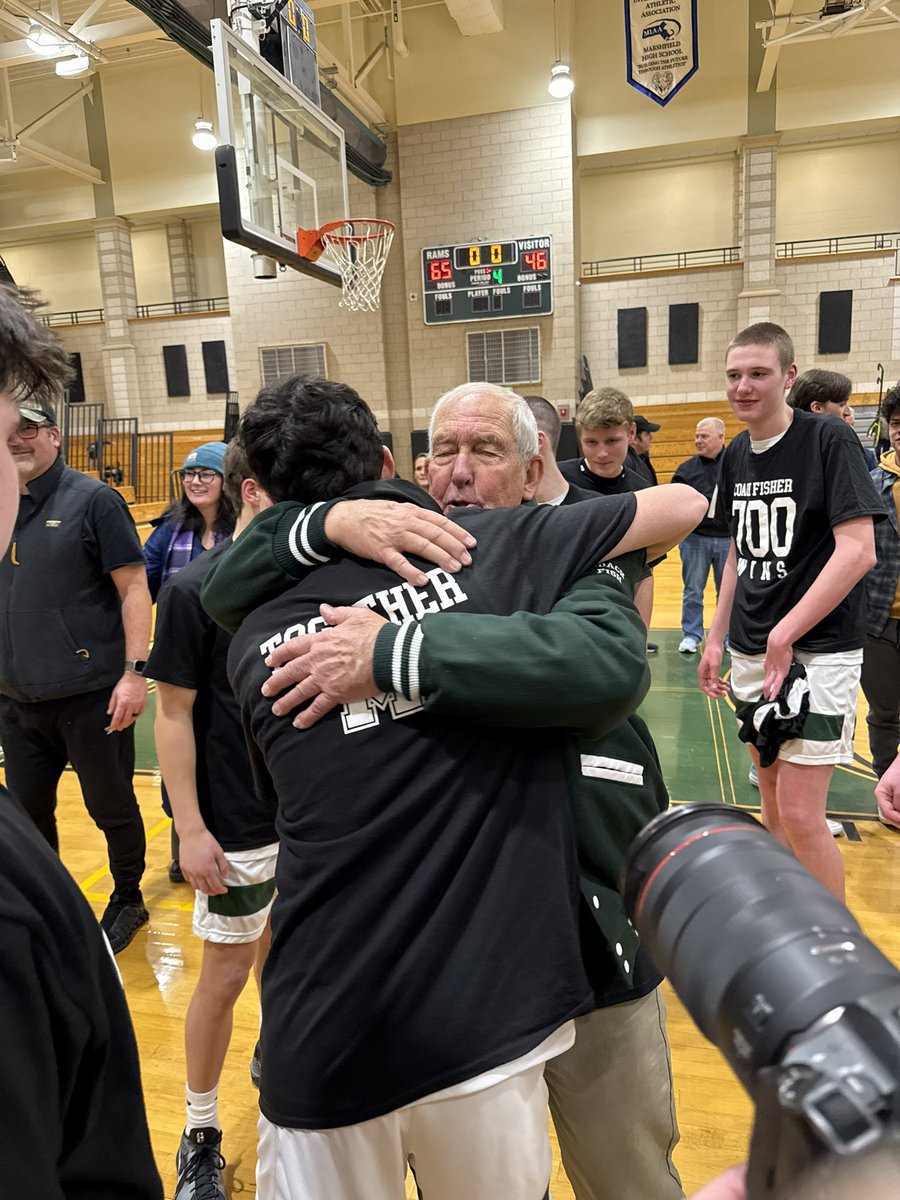 Amy Cetner (@principalcetner) on Twitter photo Congratulations to Coach Fisher on his 700th Win! ⭐️🏀⭐️ #legend #weRmarshfield <a href="/MPSDRams/">Marshfield Public Schools</a> Congratulations to Coach Fisher on his 700th Win! ⭐️🏀⭐️ #legend #weRmarshfield <a href="/MPSDRams/">Marshfield Public Schools</a>