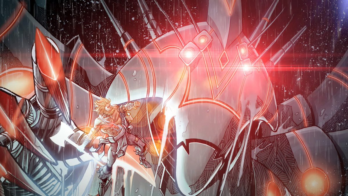 BQComics's tweet photo. . @barrykitsonart gave us a dynamic cover for NO’MADD: THE UNCONQUERABLE. Our hero returns in 2025! Can’t wait to reveal the whole epic cover! #comics #comicbooks #battlequest #indiecomics https://t.co/AkzfWunCpM https://t.co/eExDJazN3X