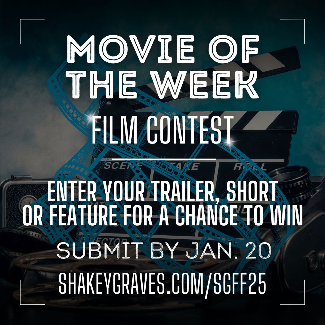 🎼 Create a customized soundtrack for your film at shakeygraves.com/sgff25, bring your vision to life, and enter by January 20 to win!

#MovieoftheWeek #FilmMaking #NMTrue #OneAlbuquerque #VisitABQ #Soundtracks #SoundtracksonVinyl
