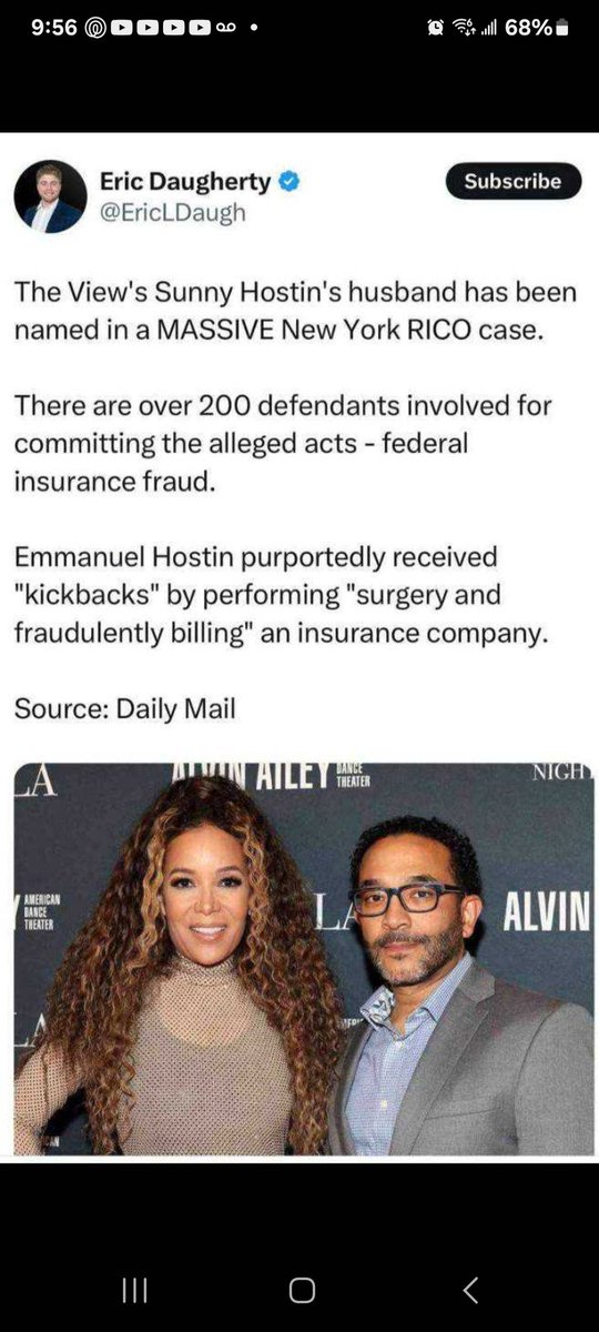 Kimberlyfricker's tweet photo. Aww poor Sunny, your man going to jail. @TheView https://t.co/D0nT3kjOXs