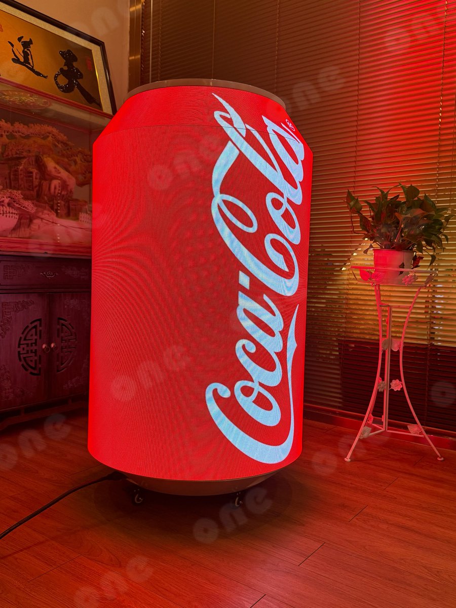 OneledJennie's tweet image. Drink can LED Screen Display 
Indoor P2 Regular/ GOB，Moveable
🛍️FOR: Retail stores, chain stores, shopping centers, exhibition halls, high-speed rail stations

Surprise price please private message
WhatsApp:+86-13202625449

#oneledscreen #drinkcanled #softmodule