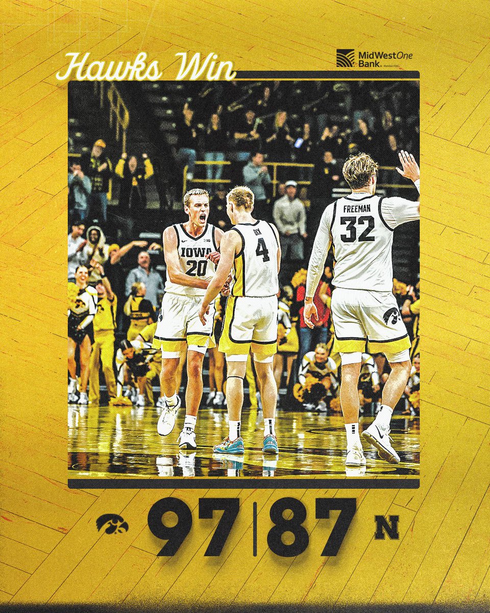 Never count us out. 😤

#Hawkeyes