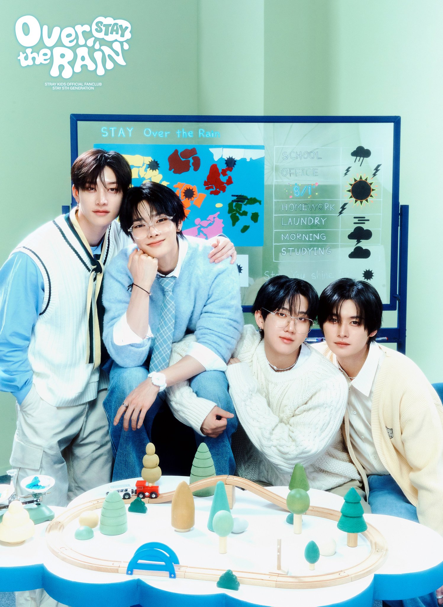 STRAY KIDS - SKZ 5'CLOCK 5TH FAN MEETING OFFICIAL MD TRACK