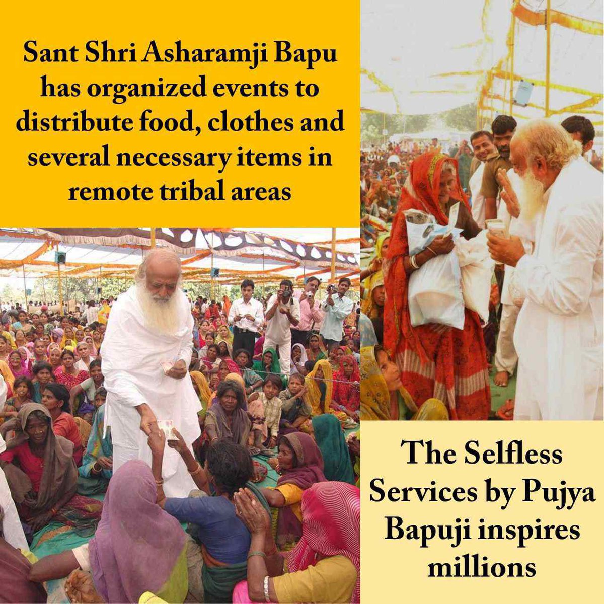 OjasAtman's tweet photo. @Asharamjiashram #प्राणिमात्र_के_हितैषी पूज्य Sant Shri Asharamji Bapu ने 55+ सालों से आज तक समाजोन्नति हेतु निस्वार्थ Sewa Karya किए।

🌿 तुलसी पूजन तथा मातृ पितृ पूजन दिवस की शुरूवात करी,

🕉🚩धर्मांतरण के विरुद्ध आवाज उठाई,

🐮📕 गौशालाएं एवं गुरुकुल बनाए,

🧉निः शुल्क उपचार की व्यवस्था भी की। https://t.co/jWx2kLhsAH