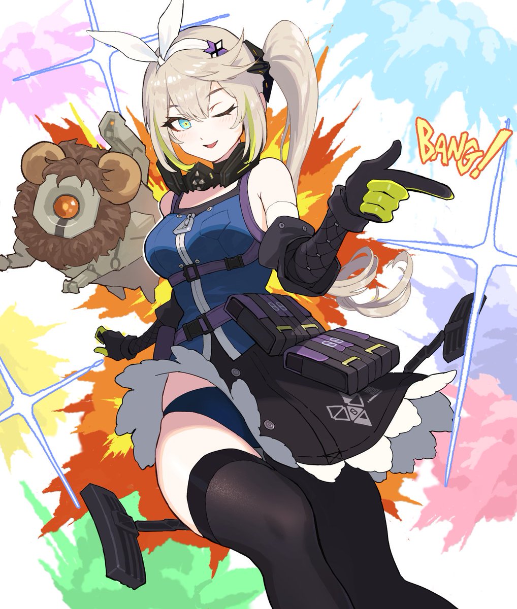 pencil_kun2's tweet image. Bang!
#GirlsFrontline2Exilium #gfl2exiliumFanWorkContest
