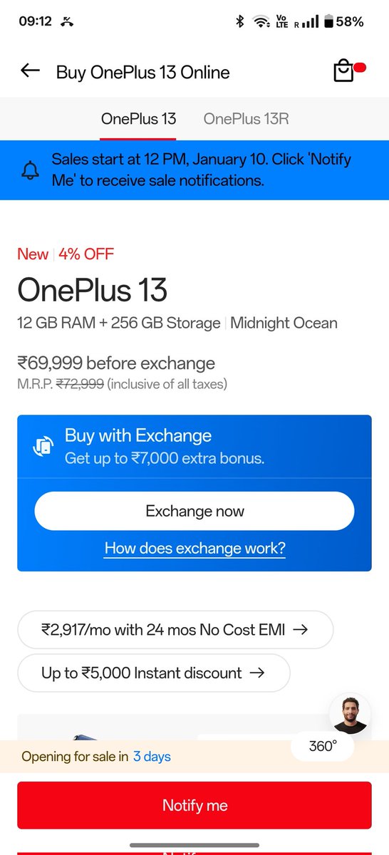 _techibee's tweet photo. The exchange value offered by OnePlus on their official website, even with the exchange bonus, isn't great. Let’s see how other online platforms compare! #OnePlus #TechDeals #SmartphoneExchange #OnlineShopping https://t.co/AWOBA8BzLO