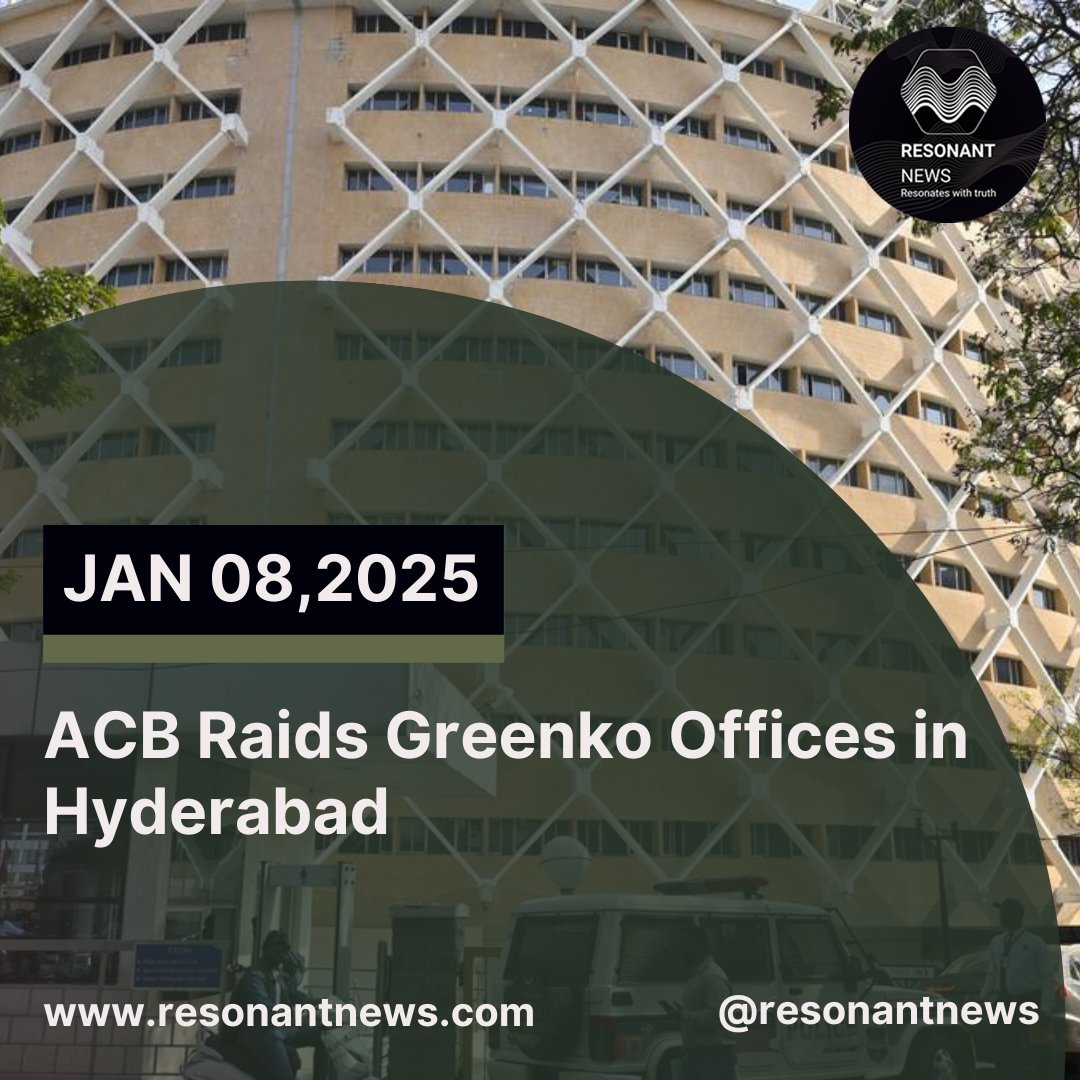 Resonant_News's tweet image. ACB Raids Greenko Offices in Hyderabad: Formula-E Case

#ACBRaids #Greenko #FormulaECase #ElectoralBonds #KT_Rama_Rao