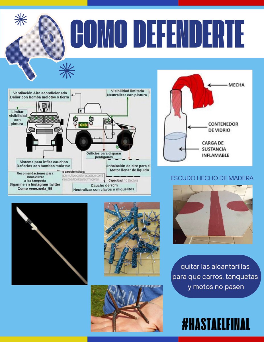 yasays28's tweet image. ayúdenme a compartir esto con todos nuestros herman@s en Venezuela. Todos tienen que estar preparados para darles a esas malditas 🐀🐀! Esto no se puede enfriar. Esto es hasta el final! 

#9ELlegóLaHoraVzla #Venezuela #HastaElFinal