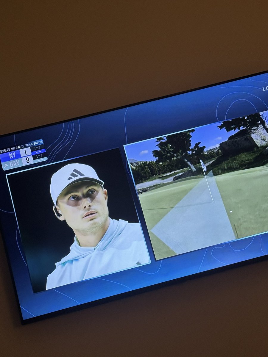 I’m just here for the Ludvig show… #tgl #tglgolf