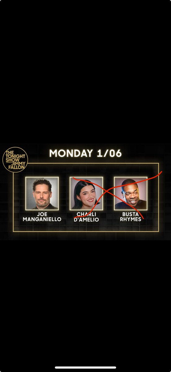 DONDIMuse's tweet photo. @FallonTonight @JoeManganiello @charlidamelio @BustaRhymes Fixed it for you @JoeManganiello https://t.co/hxpdmHFukQ