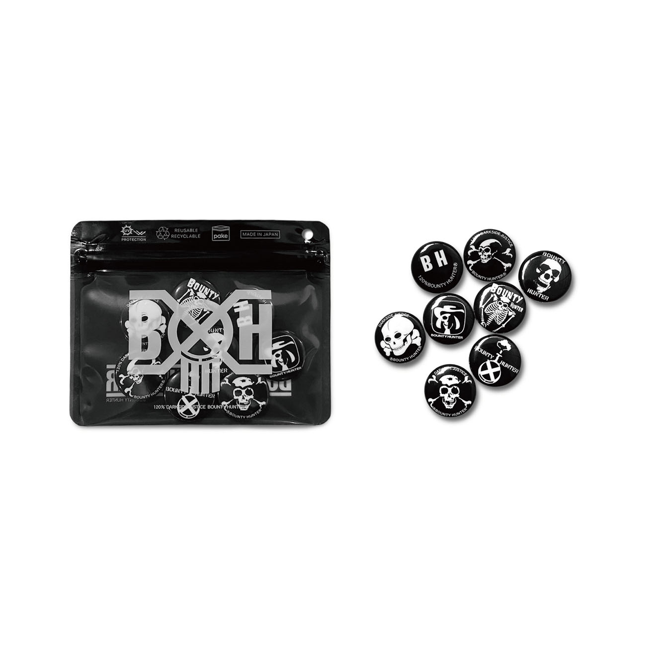 JUDGE DEATH バッジ 2個 ANTHRAX BOUNTYHUNTER Anthrax Judge Death Patch