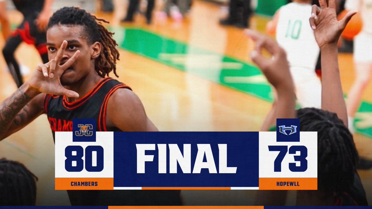 Your Cougars get a road win off Beatties Ford vs Hopewell. Cougars were led by Markus Kerr 21 pts, 6 rbs, 5 assts, 1 blk. Malik McCotter 21 pts, 5 rbs, 2 assts. Cameron Thompson 17 pts, 12 rbs, 4 assts, 1 blk. Tarris Bouie 12 pts, 5 rbs, 3 blks, 2 assts. #ChambersHoops