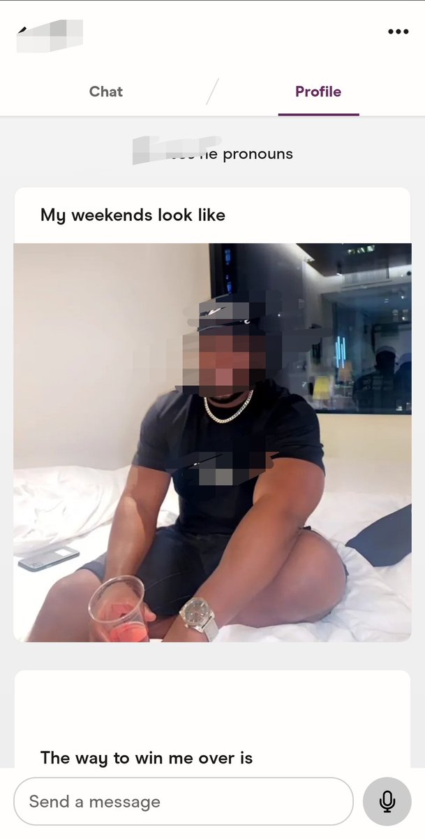 Nsquared23's tweet image. The way he is sitting in this profile picture is making me want to unmatch with him 😫 😩  I'm tryna go "outside my norm" but daaaaammmnnn I'm finna turn around!